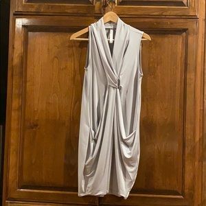 Light silver gray dress